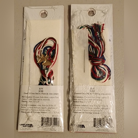 Set of 2 leisure arts friends cross stitch set - Picture 3 of 4